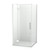 Raya Shower Enclosure Kit 1000 x 900 2 Sided 1000 Door Tile Chrome