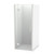 Raya Shower Enclosure Kit 1000 x 900 3 Sided 900 Door Flat Brushed Nickel