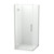 Raya Shower Enclosure Kit 1000 x 900 2 Sided 900 Door Flat Brushed Nickel