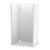 Raya Shower Enclosure Kit 1200 x 900 3 Sided Flat Brushed Nickel