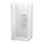 Raya Shower Enclosure Kit 1000 x 900 2 Sided 1000 Door 1000 Side Moulded Brushed Nickel