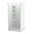 Raya Shower Enclosure Kit 1000 x 1000 3 Sided 1000 Door Left Hand Corner Moulded Brushed Nickel