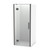 Raya Shower Enclosure Kit 900 x 900 3 Sided Flat Gun Metal Centre Waste