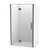 Raya Shower Enclosure Kit 1200 x 1000 3 Sided Flat Gun Metal