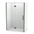 Raya Shower Enclosure Kit 1400 x 900 3 Sided Flat Gun Metal