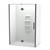 Raya Shower Enclosure Kit 1400 x 900 3 Sided 1400 Back Moulded Gun Metal