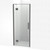 Raya Shower Enclosure Kit 1000 x 900 3 Sided 900 Door Tile Gun Metal