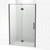 Raya Shower Enclosure Kit 1400 x 900 3 Sided Tile Gun Metal