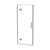 Raya Shower Door Set 900 3 Sided Brushed Nickel