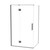 Raya Shower Door Set 1200 x 1000 2 Sided Gun Metal