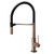 Maki Semi-Professional Sink Mixer With 1 Function Handpiece PVD Brushed Copper Bronze