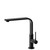 Maki Sink Mixer With "L" Swivel Spout Matt Black