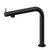 Steel Line Sink Mixer With "L" Swivel Spout With Front Lever SS 316 Grade Matt Black