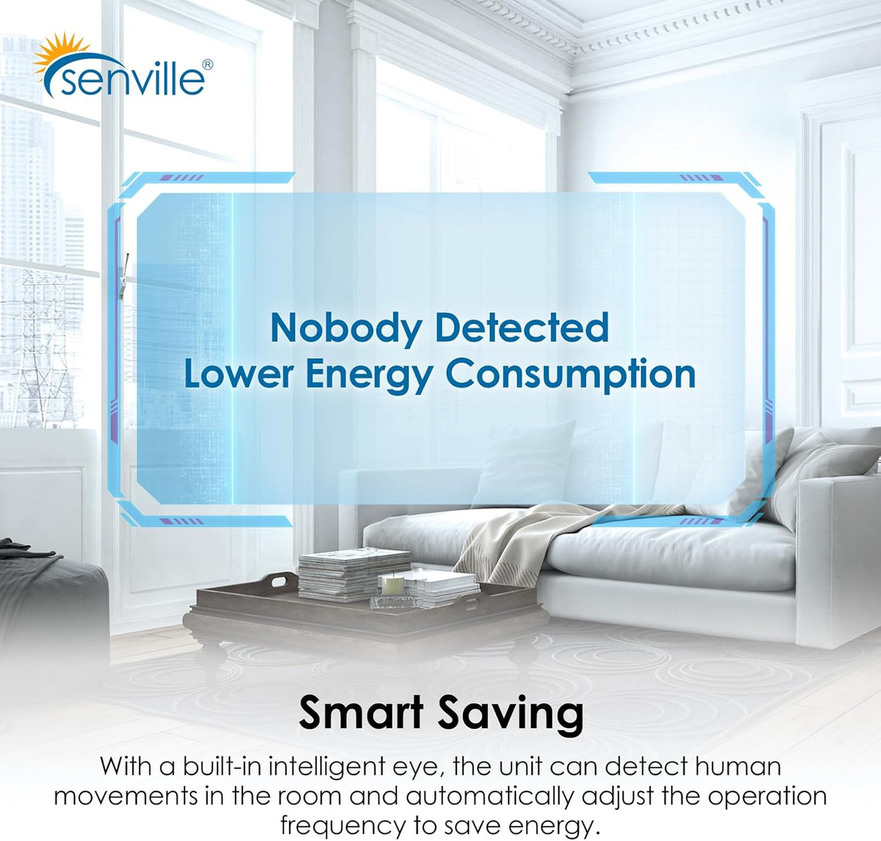 48000 BTU Five Zone Mini Split Air Conditioner - Heat Pump - SENA