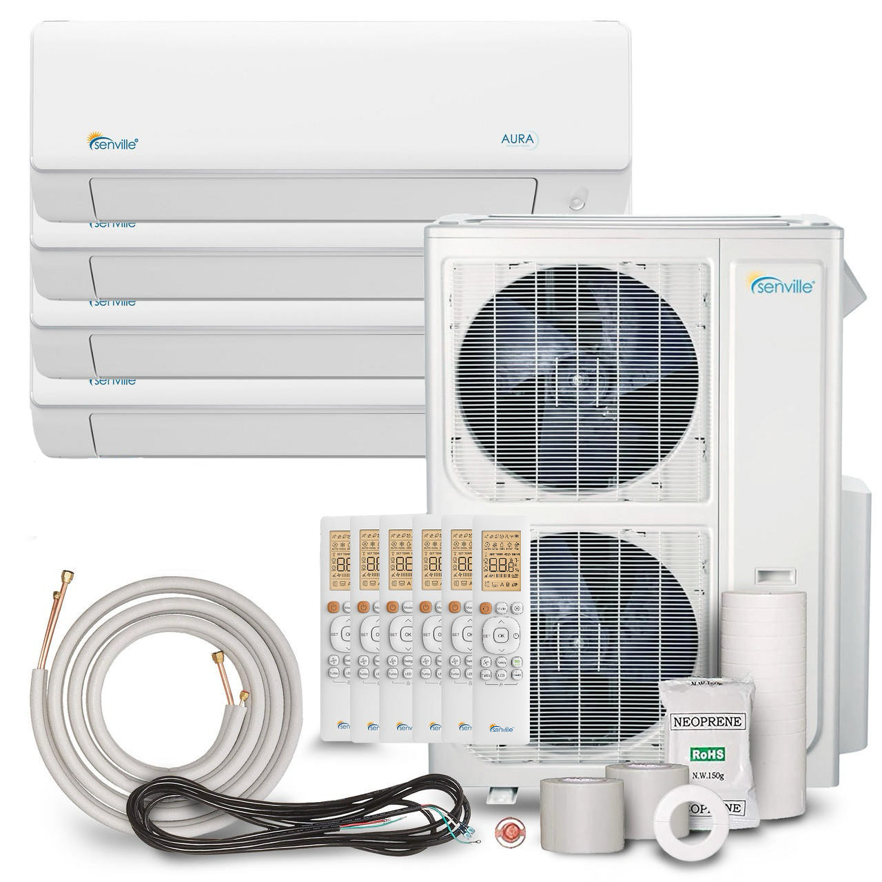 48000 BTU Quad Zone Mini Split Air Conditioner