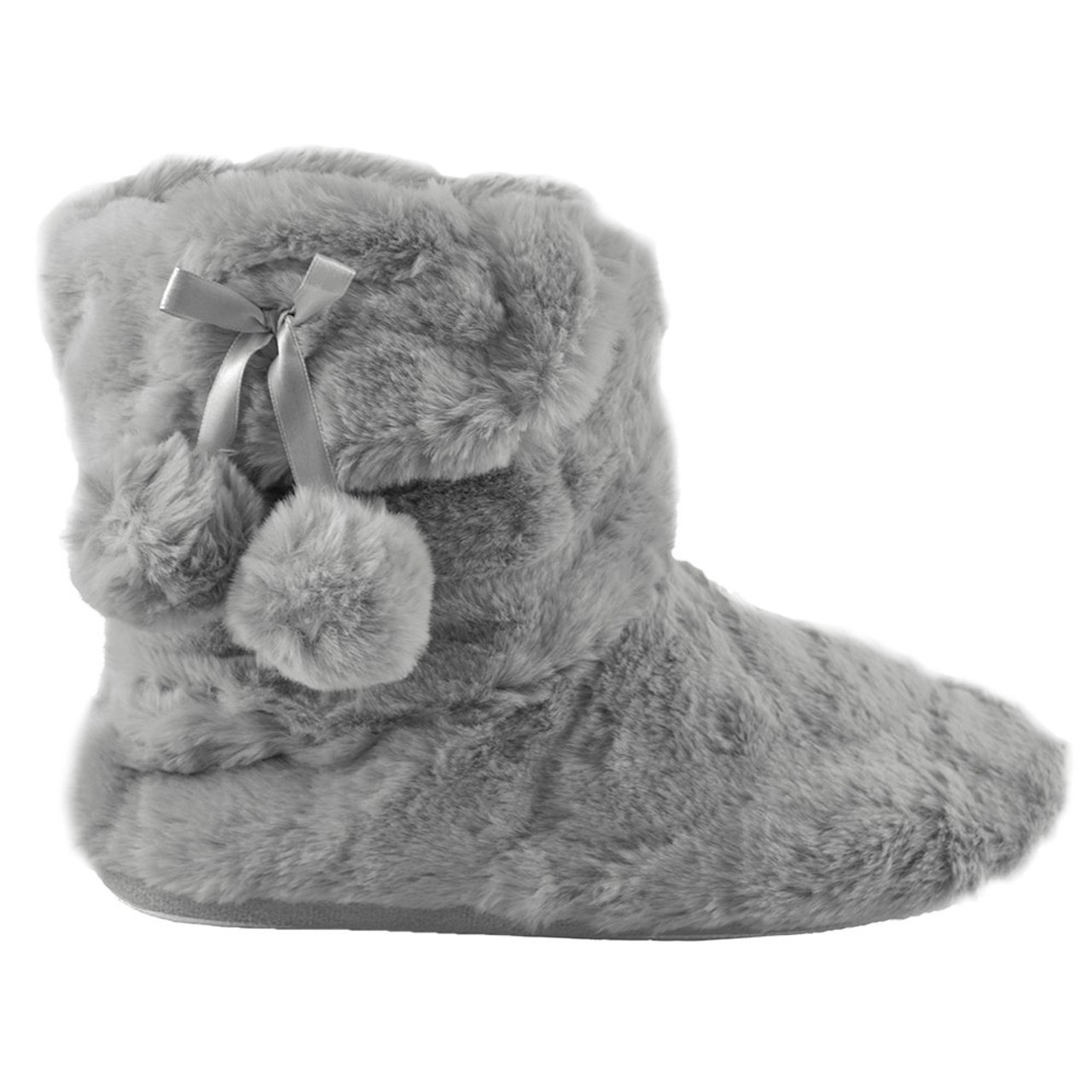 Girls grey deals fur boots