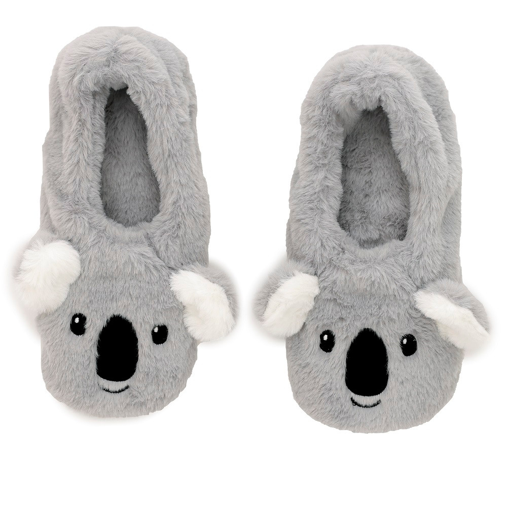 Koala Toesties Faux Fur Heat Pack Slippers Heat Treats