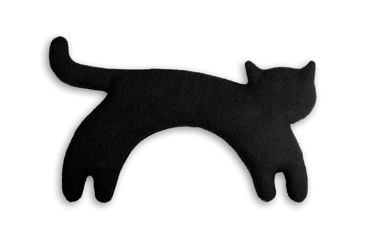 Black Minina Cat Unscented Heatable Neck Warmer Pillow Heat Treats