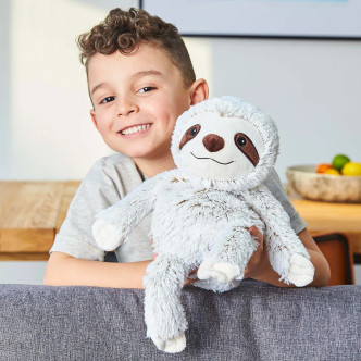 Marshmallow Sloth Cozy Plush Microwavable Toy