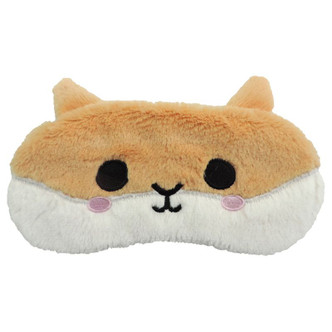 Cutiemals Hamster Plush Faux Fur Novelty Sleep Mask