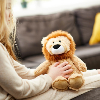 Lion Cozy Plush Microwavable Toy