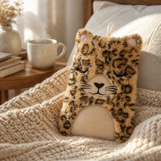 Leopard Love Novelty Cover Hot Water Bottle