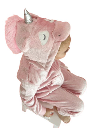 Sparkle Unicorn Novelty Hood Fleece Onesie