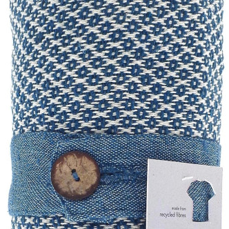Ikon Blue Recycled Fibre Throw 125x150cm