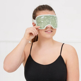 Green Cold Therapy Gel Beads Eye Mask