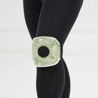 Aroma Home Green Knee Wrap Gel Beads Thermotherapy Pack