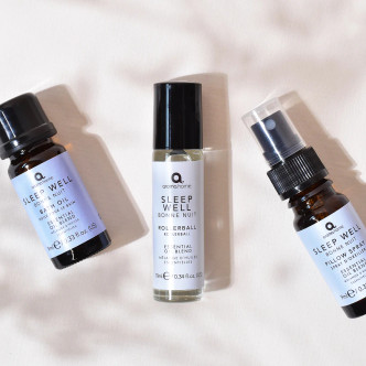 Sleep Well Pillow Spray, Rollerball & Bath Oil Set