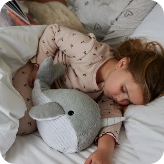 Narwhal Cozy Plush Microwavable Toy