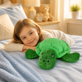 3D Turtle Novelty Padded Hot Water Bottle