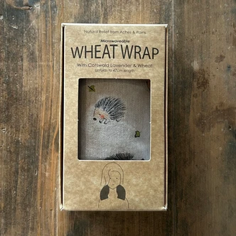 Hedgehogs Cotton Lavender Wheat Bag