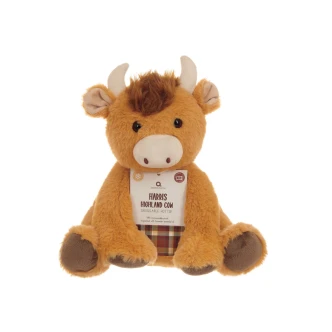 Highland Cow Snuggable Hottie Heatable Toy