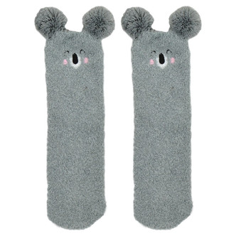 Pink Hot Water Bottle & Koala Bear Socks Set