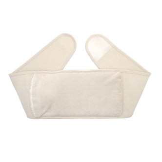 Plain Cream Fleece Hot Water Bottle Body Wrap