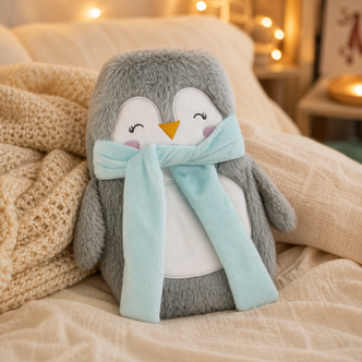 Winter Penguin 750ml Novelty Hot Water Bottle