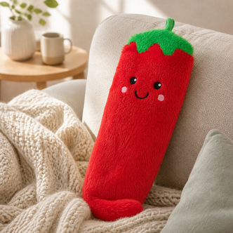 Red Chilli Pepper Novelty Hot Water Bottle