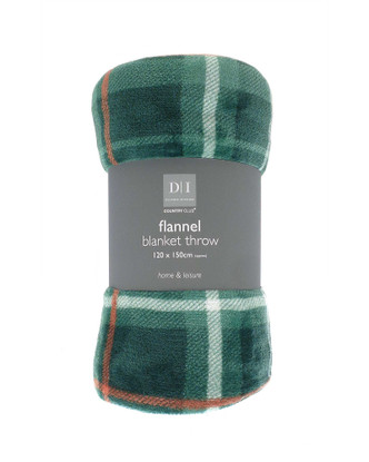 Roter Tartan-Fleece-Überwurf – Superweich & Kuschelig (120x150 Cm)