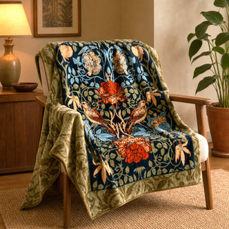 Flora Design Luxury Fleece Blanket 150x200cm