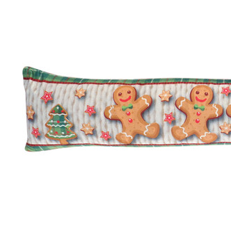 Gingerbread Men Xmas Print Draught Excluder