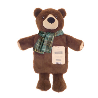 Brown Bear 3D Novelty Faux Fur Hot Water Bottle