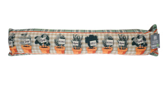 Herb Pots Fleece Draught Excluder