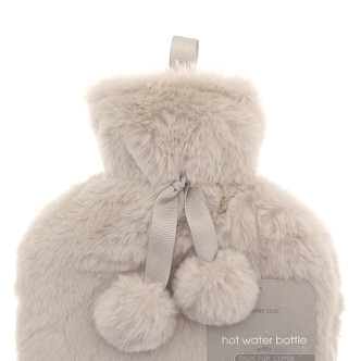 Truffle Cream Luxe Faux Fur 2L Hot Water Bottle