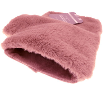 Blossom Luxury Faux Fur Hot Water Bottle Hand Muff 