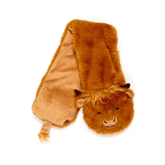 Highland Coo Microwavable Plush Neck Warmer
