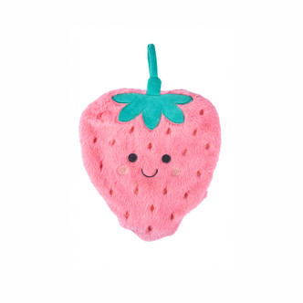 Pink Strawberry Novelty Hot Water Bottle 