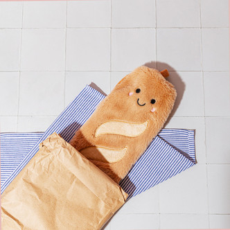 Bread Baguette Novelty Hot Water Bottle