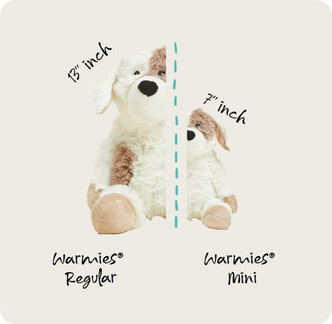 Warmies Cozy Plush Puppy Microwavable Toy | Heat Treats